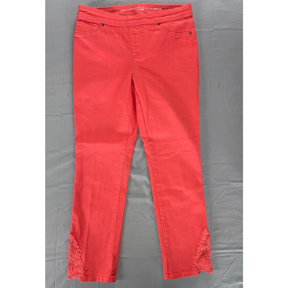 Chico's Perfect Stretch Pull On Slim Leg Ankle Pants, Leggings. Tag 00 (2). MINT - Picture 1 of 5